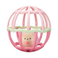 AGATSUMA Rilakkuma Baby Shaker Ball Pink 2 months and (Recommended age up) rožinė