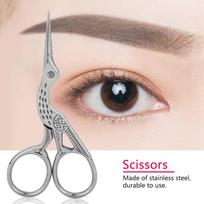 Curved Design Crane Shape Scissors Stainless Steel Sewing Scissors Embroidery Scissors  For Sewing sidabras