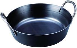 Kanda Tempura Deep Made in japan Tsubame Professional Commercial Kanda Iron Pot Fryer, Iron, 36cm, 8.2L, 002176 juoda