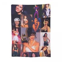Selena Quintanilla Vintage Blankets Flannel Sofa Throw Blanket Throw Blankets for Couch Bedding Outdoor Throws Bedspread Quilt Size: 75*100cm, Weight: 230 GSM