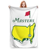 Masters The Masters augusta national au Blanket Fleece Sofa Throw Blanket for Home Bedroom Office Throws Bedspread Quilt Size: 75*100cm, Weight: 230 GSM