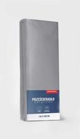 Satin fitted sheet 140x200 microfiber gray