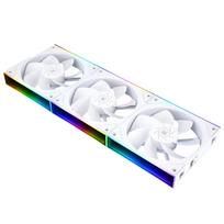 Korpuso aušintuvas Thermalright 120mm TL-M12QRW X3 (BALTI) INFINITY MIRROR ARGB EASY CONNECT FAN Atvirkštiniai (Reverse)