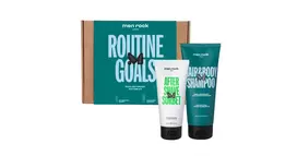 Plaukų ir odos priežiūros priemonių rinkinys vyrams "Routine Goals Basic Grooming Routine Kit", 1 vnt.