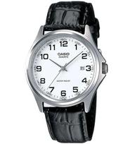 CASIO COLLECTION DATE - LEATHER, WHITE MTP-1183E-7BDF