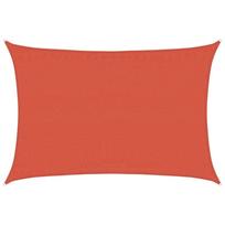 vidaXL Burė nuo saulės, terakota spalvos, 3,5x4,5m, HDPE, 160g/m²