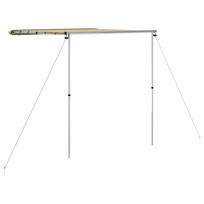 vidaXL Markizė nameliui ant ratų, smėlio spalvos, 2,4x2x2,15m
