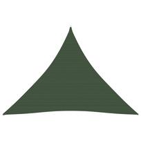 vidaXL Uždanga nuo saulės, tamsiai žalia, 5x5x5m, HDPE, 160g/m²
