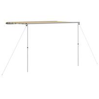 vidaXL Markizė nameliui ant ratų, smėlio spalvos, 3x2x2,15m