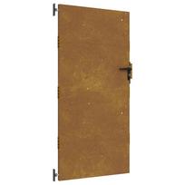 vidaXL Sodo vartai, 85x175 cm, Corten plienas