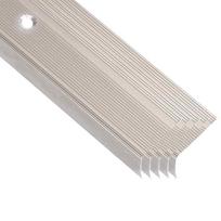vidaXL Profiliai laiptams, 5vnt., šampano, 100 cm, aliuminis, L formos