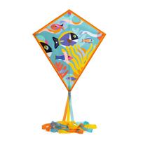 Aitvaras Djeco Ocean, 70 cm x 60 cm, įvairių spalvų