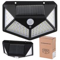 Lempa su judesio jutikliu 100 LED