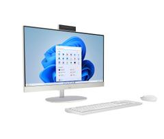 HP 24-cr0334nw AMD Ryzen™ 7 7730U 60.5 cm (23.8") 1920 × 1080 px Visas viename kompiuteryje 16GB DDR4-SDRAM 512GB SSD Free DOS Wi-Fi 6 (802.11ax) Balta
