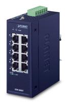 PLANET ISW-800T tinklo komutatorius Ne-valdomas L2 Fast Ethernet (10/100) Mėlyna