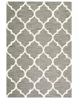 Kilimas YALOVA pilkas 140 x 200 cm vilnonis