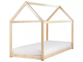 Vaikiška lova namelis TOSSE 90 x 200 cm, šviesiai ruda, pušies mediena