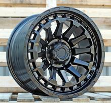 Ratlankis RACINGLINE FBX464 R17x9 5x127 ET 10 CB 78.1 (Black Half Matt) (950 kg)