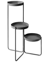 Gėlių stovas FRAGARIA metalinis 42 cm juodas