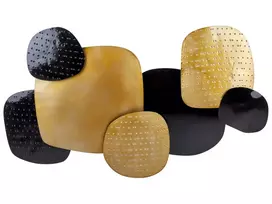 Sieninė dekoracija HAFNIUM Metal 48 cm auksinė