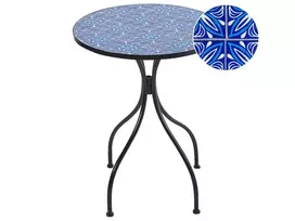 Bistro staliukas CIGLIANO 60 cm 60 cm metalinis juodas