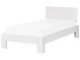 Viengulė lovos rėmas ROYAN 90 x 200 cm, baltas, pušies mediena