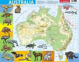 Rėmų dėlionės - Fizinė Australija - Kolektyvinis kūrimas