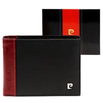 Pierre Cardin TILAK30 8806 juoda ir raudona odinė piniginė