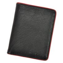 Pierre Cardin TILAK05 TUMBLE 326 juoda ir raudona piniginė