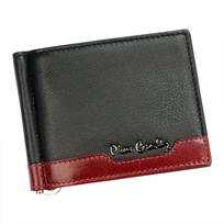 Pierre Cardin TILAK37 9 juoda ir raudona odinė piniginė