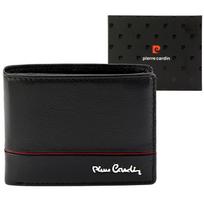 Pierre Cardin YS605 323 juoda ir raudona piniginė