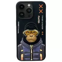 Nimmy Cool AND Cute 2.0 Monkey phone case for iPhone 15 Pro 6.1, black