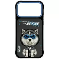 Nimmy Cool AND Cute 2.0 Wolf Case for iPhone 17 Pro, Black