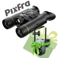 PIXFRA Draco PFI-D335N-4K 940nm multispektrinis + gift Huntop E50 trail camera šiluminiai žiūronai PFI-D335N-4K / ES-E50G