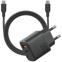 Energea Bazic Goport Velox travel charger | 35W | GaN | USB-C | black