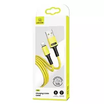 USAMS U52 SJ434 data transfer and charging cable | USB-A to Lightning | 10W | 1m | yellow