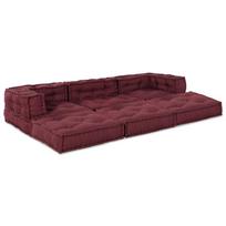 Modulinė sofa Audinys Raudonmedis 210 x 70 x 56 cm