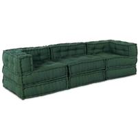 Modulinė sofa Audinys Žalia 210 x 70 x 56 cm