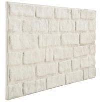 Sienų plokštės 10 vnt. 100 x 50 cm Balta EPS putos