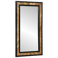 Sieninis veidrodis Stačiakampio Juoda ir Ruda 50 x 2 x 90 cm