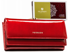 Odinė piniginė RFID PETERSON PTN 421028-SH