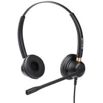 Tellur Ausinės TLL411004, 2.2m, 150 omų, 100dB, 150Hz-10MHz, binauralinės, triukšmo slopinimo mikrofonas, USB adapteris