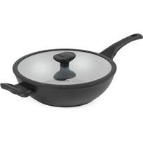 Russell Hobbs Crystaltech aukšta wok keptuvė RH01860EU7, 28cm, juoda, aliuminis, 8cm, su dangčiu
