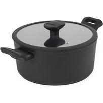 Russell Hobbs aukštas puodas RH01863EU7, 20cm, juodas, aliuminis, 10cm, su dangčiu