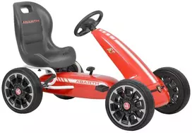 Vaikiškas pedalinis kartingas Abarth, Raudonas