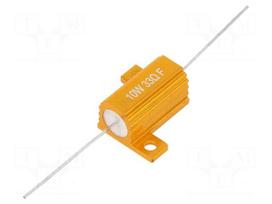 Resistor: wire-wound | 33Ω | with heatsink | 10W | ±1% | 50ppm/°C