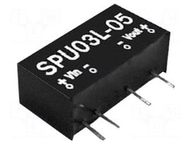 Converter: DC/DC | 3W | Uin: 4.5÷5.5VDC | Uout: 12VDC | Iout: 250mA | SIP