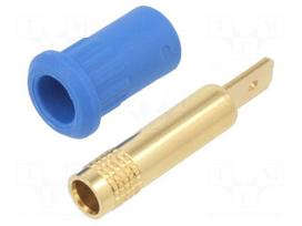 Laboratory connector: 4mm banana | socket | 30VAC | 60VDC | 25A | 30mm