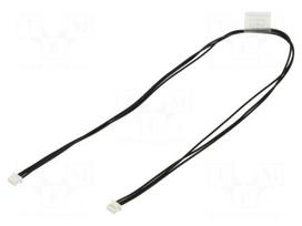 Cable | female-female | PIN: 3 | 0.3m | 1A | 125V | tinned | 28AWG | 3x28AWG