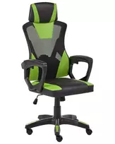Biuro kėdė IGNIS dirbtinė oda žalia